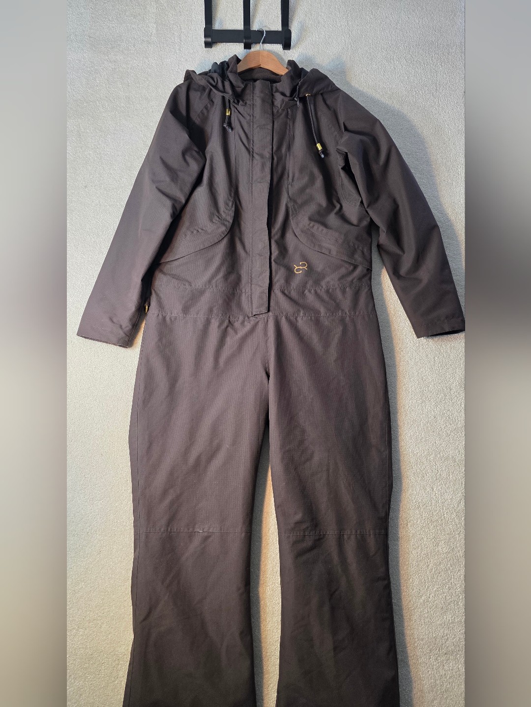 Redingote Insulated Jumpsuit 4.0 Chocolate Equestrian Riding Gear Womens L — image 3 of 8